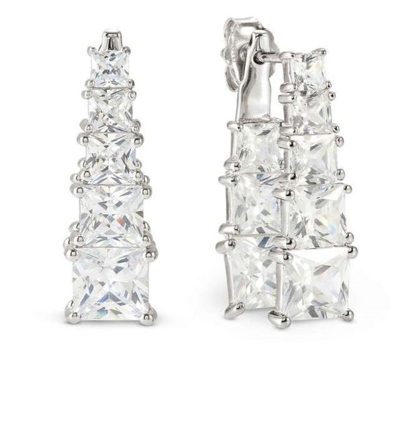 DAYTONIGHT earrings in 925 silver (PENDANTS) and cz White