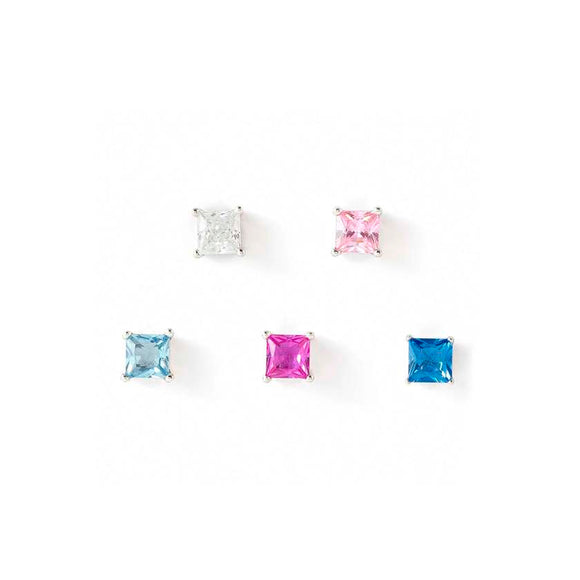 DAYTONIGHT earrings set in 925 silver and cubic zirconia MIXED