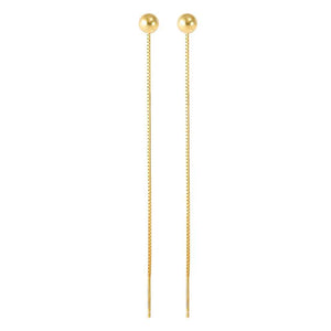 FASHION ERA earrings in 925 silver (PENDANTS) Yellow Gold