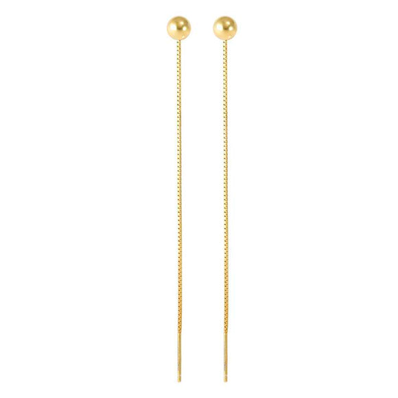 FASHION ERA earrings in 925 silver (PENDANTS) Yellow Gold