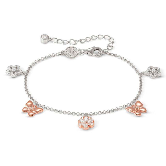 SWEETMADAME bracelet in 925 silver and cz (PENDANTS) Rose Gold Mixed