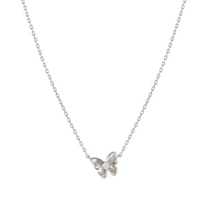 SWEETMADAME necklace in 925 silver and cubic zirconia Butterfly