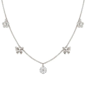 SWEETMADAME necklace in 925 silver and cz (PENDANTS) Mixed