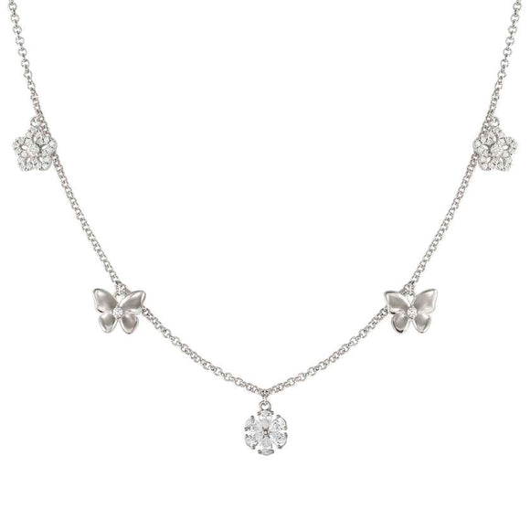 SWEETMADAME necklace in 925 silver and cz (PENDANTS) Mixed