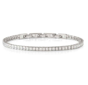 DAYTONIGHT bracelet in 925 silver (3.5 mm) and cubic zirconia (E) White