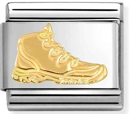 030109/46 Classic DAILY LIFE,stainless steel,18k gold Trekking Shoe
