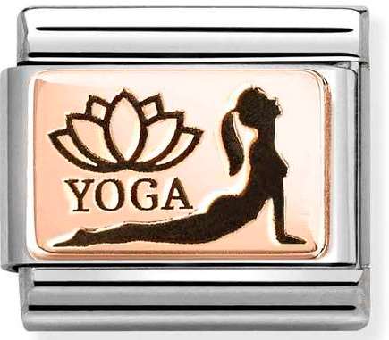 430111/32 Classic  steel and 9k rose gold Yoga profile