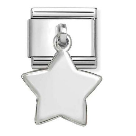 331801/16 Classic CHARMS PLATES steel and 925 sterling silver Star pendant