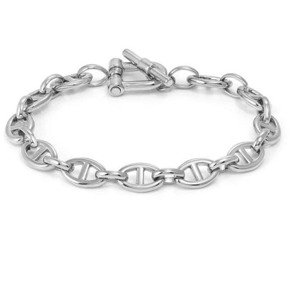 ECCLETTICA bracelet in steel (NAVY CHAIN) small size Steel