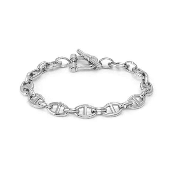 ECCLETTICA bracelet in steel (NAVY CHAIN) large size Steel