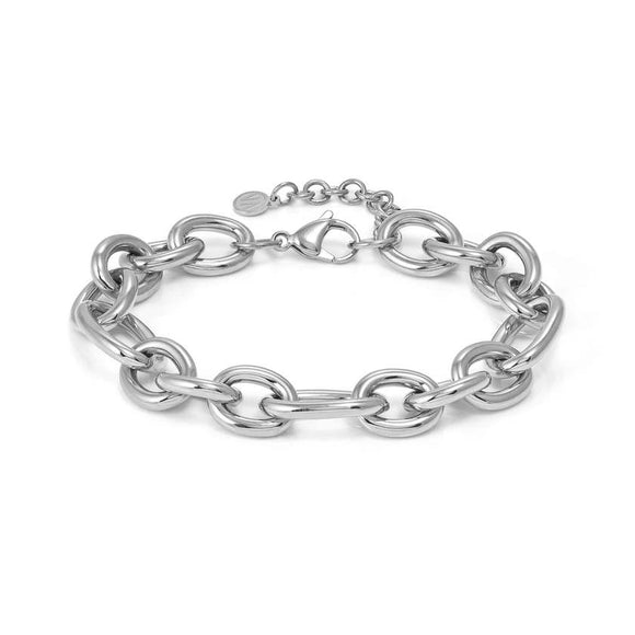 ECCLETTICA bracelet in steel (LARGE CHAIN) Steel