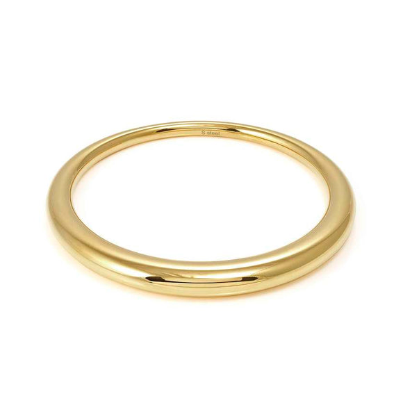 ECCLETTICA bracelet in steel (BANGLE) size media Yellow Gold