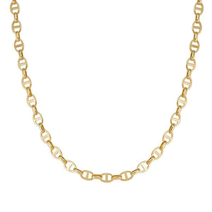 ECCLETTICA necklace in steel (NAVY CHAIN) Yellow Gold