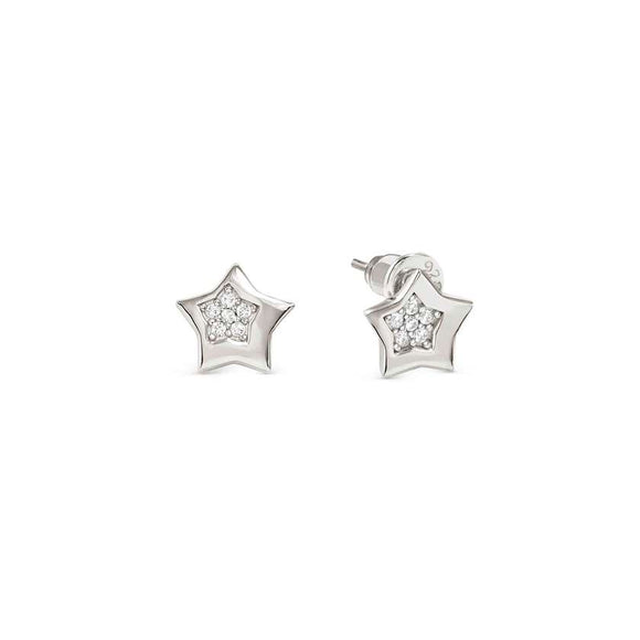 PETIT SPARKLE earrings in 925 sterling silver and cubic zirconia Star