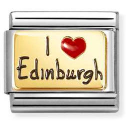 030231/70 Classic 18ct Gold & Steel  I Love Edinburgh