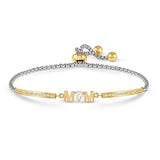 MILLELUCI ed, S/Steel, Yellow Gold Col & CZ  Rich MOM