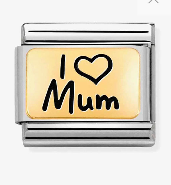 CLASSIC Composable Limited Edition Gold I Heart Mum Charm
030166/01D50