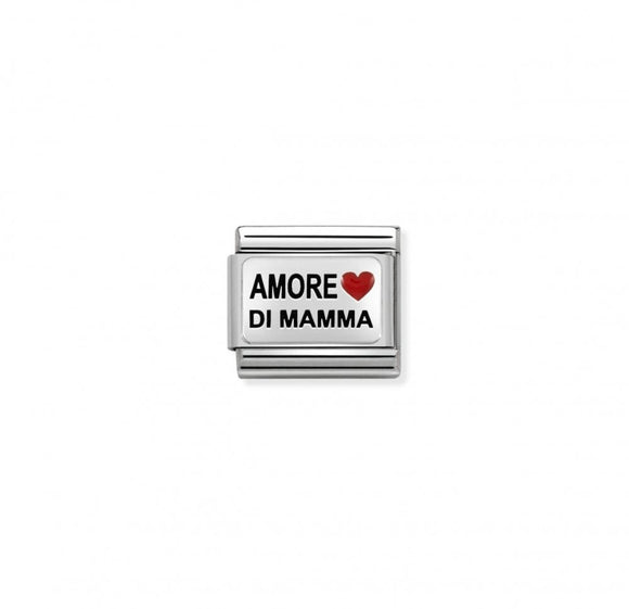 330208/35 Classic Silver Amore Di Mamma charm
