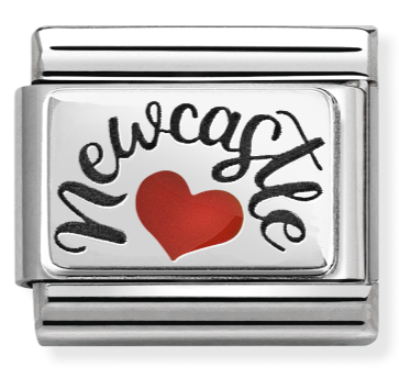 330209/42 Silver & Enamel Newcastle Love