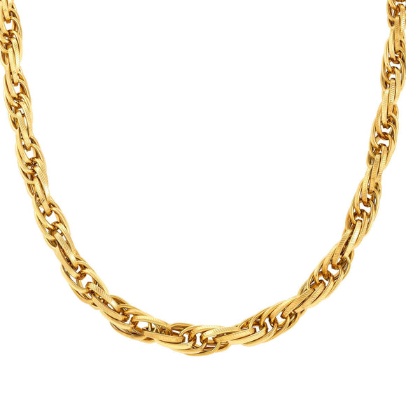 SILHOUETTE necklace, steel Yellow Gold 028504/012