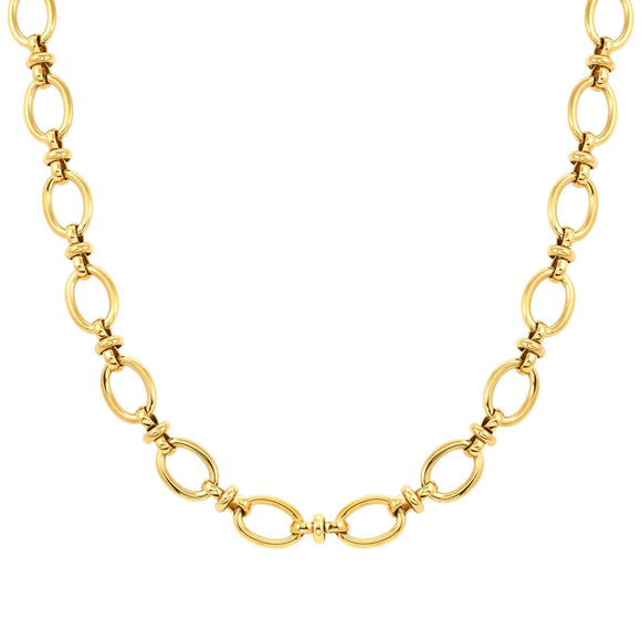 AFFINITY necklace, steel Yellow Gold 028604/012