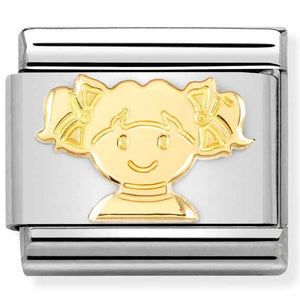 030162/73 Classic,St. steel,18k gold Girl