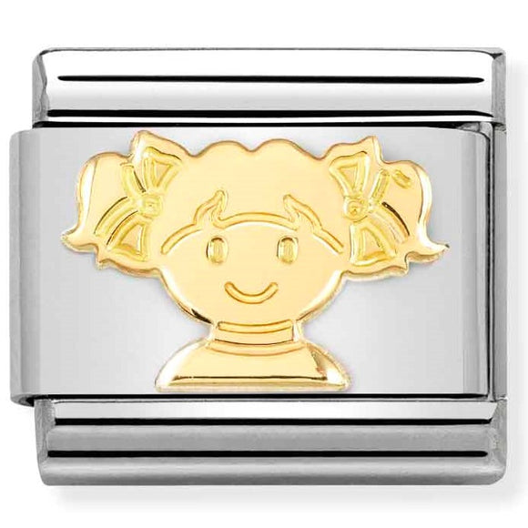 030162/73 Classic,St. steel,18k gold Girl