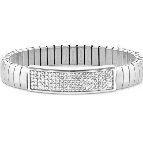 XTE MEDIUM bracelets,steel & Crystal 043218/010