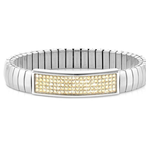 XTE MEDIUM bracelets,steel Crystal CHAMPAGNE 043218/024