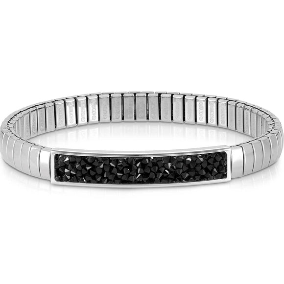 XTE SMALL bracelets, steel,Crystal Rock,Black 043220/011