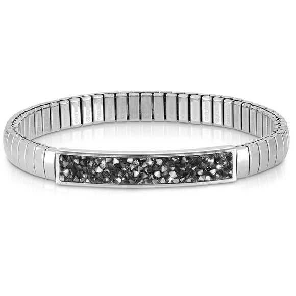 XTE SMALL bracelets,steel & Crystal Rock Grey 043220/018