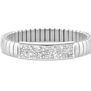 XTE MEDIUM bracelets,steel & Crystal Rock SILVER 043221/032