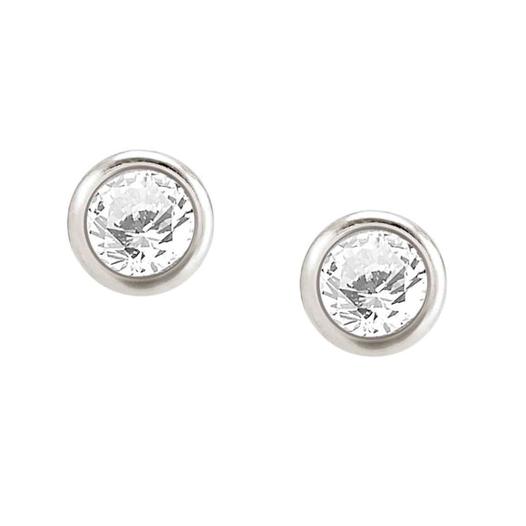 BELLA earrings ed,DETAILS,925 silver,CZ. Silver 146688/010