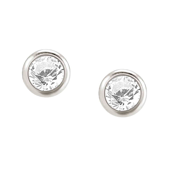 BELLA earrings ed,DETAILS,925 silver,CZ. Silver 146688/010
