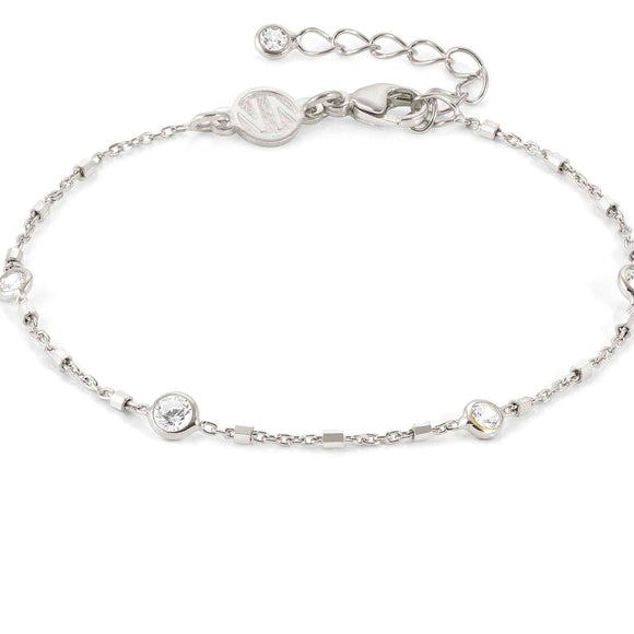 BELLA bracelet ed, DETAILS, 925 silver,CZ,Mixed Chain 146684/034
