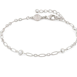 BELLA bracelet ed, DETAILS,925 silver, CZ Elongated Chain 146684/036