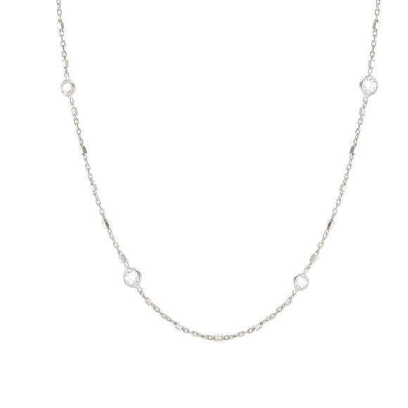 BELLA series ed, DETAILS, 925 silver,CZ,Mixed Chain NL 146686/034