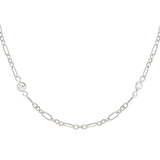 BELLA series ed,DETAILS,925 silver,CZ. Elongated Chain 146686/036