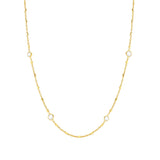 BELLA series ed,DETAILS,925 silver,CZ,GOLD ,Mixed Chain 146687/034