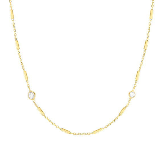 BELLA series ed,DETAILS,925 silver,CZ GOLD Fantasy chain 146687/035