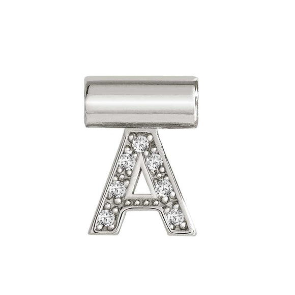 147115/001 SeiMia Letter A 925 Silver + CZ