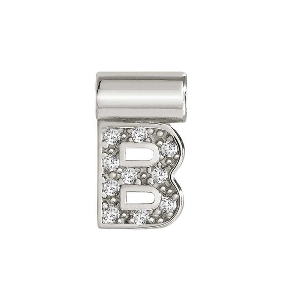 147115/002 SeiMia Letter B 925 Silver + CZ