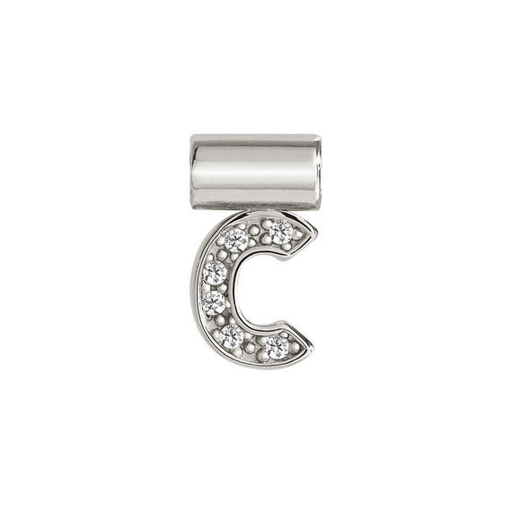 147115/003 SeiMia Letter C 925 Silver + CZ