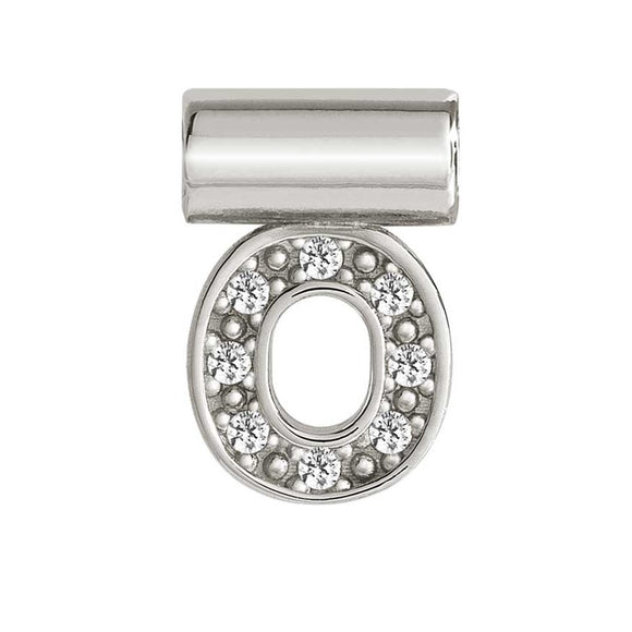 147115/015 SeiMia Letter O 925 Silver + CZ