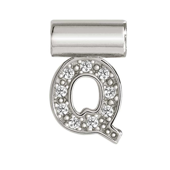 147115/017 SeiMia Letter Q 925 Silver + CZ