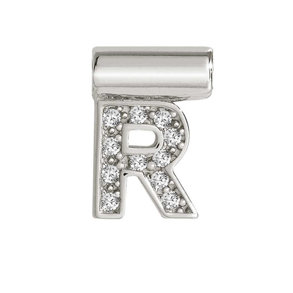 147115/018 SeiMia Letter R 925 Silver + CZ