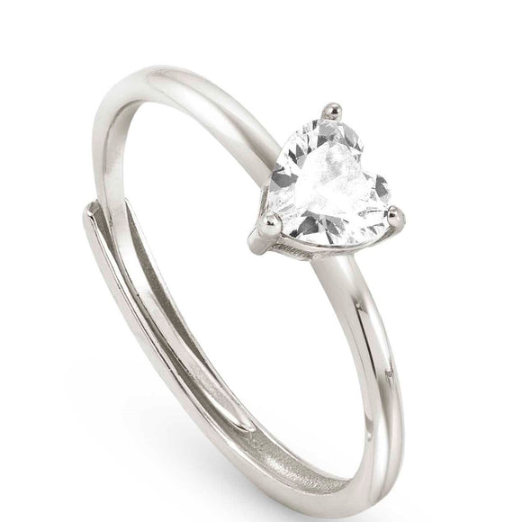 SWEETROCK ring ed. SPARKLING LOVE, 925 silver, CZ Silver