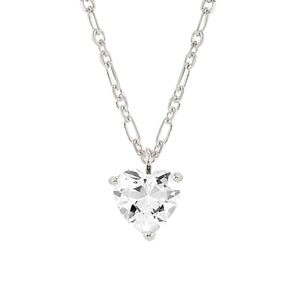 SWEETROCK necklace ed. SPARKLING LOVE in 925 silver CZ Silver