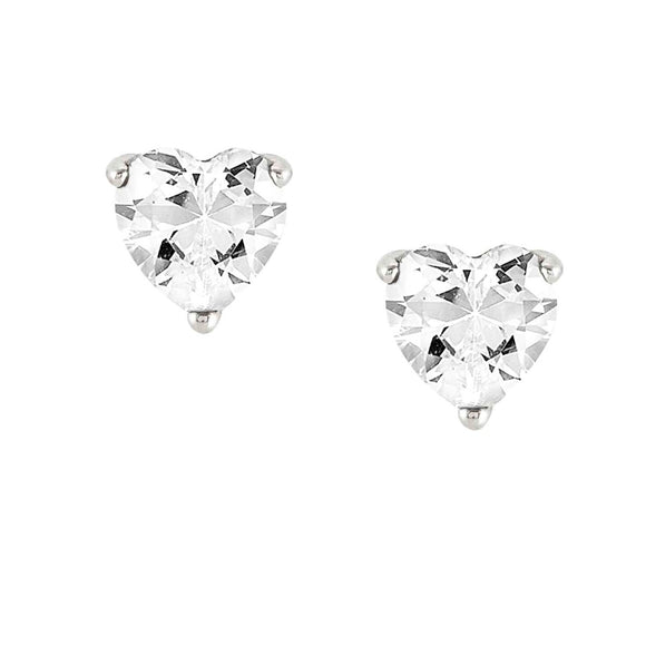 SWEETROCK earrings ed. SPARKLING LOVE in 925 silver CZ Silver