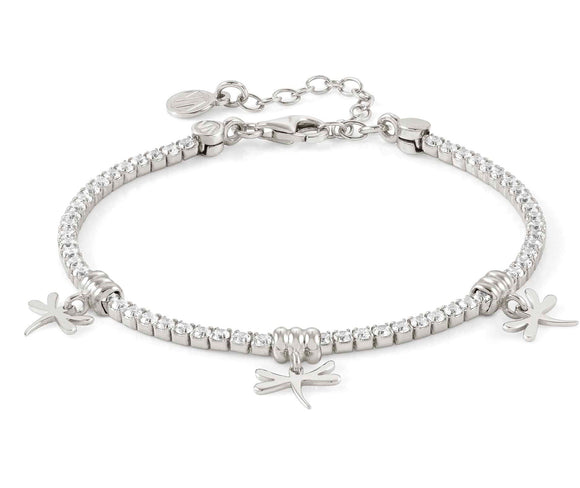148600/046 CHIC&CHARM bracelet,925 silver & CZ,Silver Dragonfly